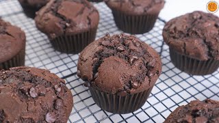 Chocolate Muffins  Mortar and Pastry [upl. by Jabon]