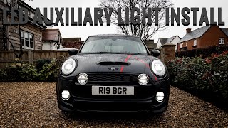 MINI F56 LED AUXILIARY LIGHTS INSTALLATION [upl. by Jerrilyn]