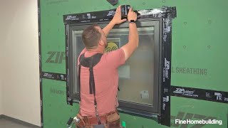 Installing a NailFin Window Over Zip System Sheathing [upl. by Bluhm747]