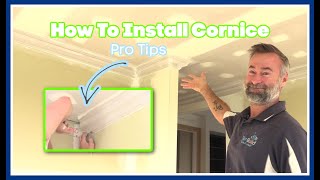 How To Install Plaster Cornice [upl. by Mackie]