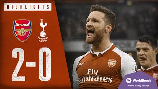 Mustafis magic moment  Arsenal 20 Tottenham Hotspur  Arsenal Classics  2017 [upl. by Aldric]