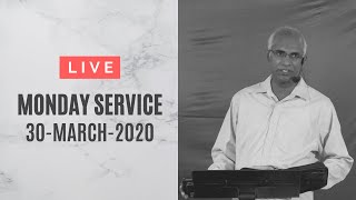 Monday Service  30March2020  by Pst Finney Samuel [upl. by Hayne]