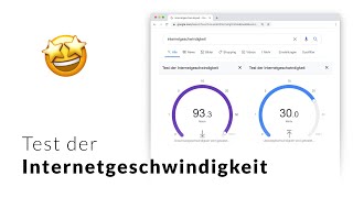 Internet Speed Test mit Google – Internetgeschwindigkeit messen [upl. by Fenwick43]