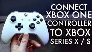 How To Connect Xbox One Controller To Xbox Series X  S [upl. by Hnaht93]