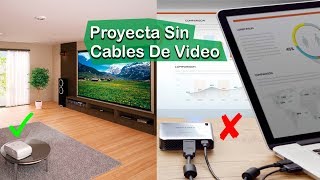 Proyección Inalambrica Desde PC  ¿Conectar Vídeo Beam A WiFi [upl. by Farhi21]