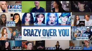 BLACKPINK Crazy Over You Lyrics 블랙핑크 Crazy Over You 가사 Color Coded LyricsEng Reaction Mashup [upl. by Yornek424]