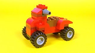 Lego Quad Bike Building Instructions  Lego Classic 10696 quotHow To” [upl. by Seugirdor]