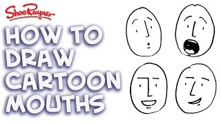 How to draw cartoon mouths [upl. by Coray]