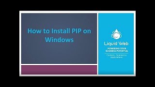 Installing PIP on Windows [upl. by Ettessil]