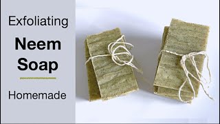 How To Make NEEM SOAP At Home Easy Formula For Beginners [upl. by Odnumyer100]