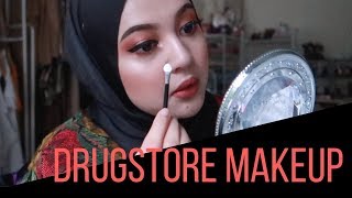 Full Face Drugstore Makeup [upl. by Savil]