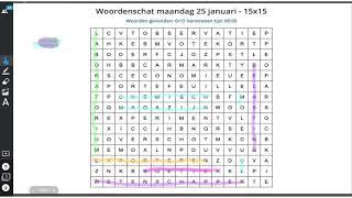 Interactieve woordzoeker voor bij woordenschat [upl. by Ahsenat]