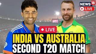 India Vs Australia Second T20 LIVE  India Vs Australia T20 Match Score Live  IND Vs AUS Live N18L [upl. by Havener719]