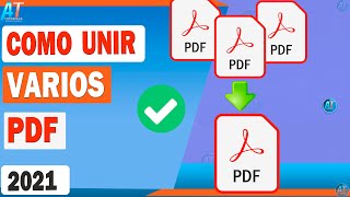 Como Unir Varios Documentos PDF En Uno Solo 2021 [upl. by Etnom]