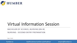 Bachelor of Science Nursing BScN amp Second Entry program information session [upl. by Stephi]