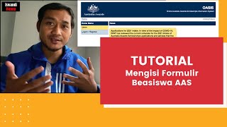 Tutorial Cara Mengisi Formulir Beasiswa Australia Awards AAS [upl. by Ikey]