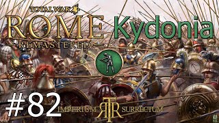 Lets Play Total War Rome Remastered  Imperium Surrectum  Kydonia  Part 82 The Achaian Attack [upl. by Nytsud283]