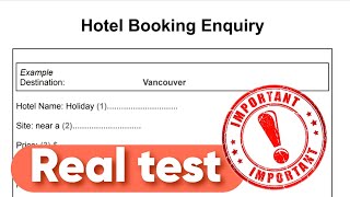 Hotel booking enquiry ielts fever listening test 7 with answers [upl. by Mafalda277]