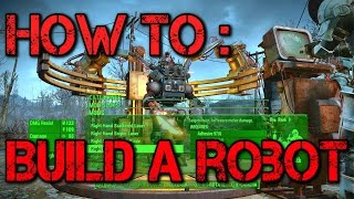 Fallout 4 Automatron DLC  How to build a robot [upl. by Ynna]