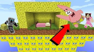 Minecraft SPONGEBOB LUCKY BLOCK BEDWARS  Modded MiniGame [upl. by Tracay]