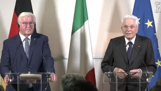 Mattarella quotEsigenza comune con Germania di affrontare temi clima energia e migrazioniquot [upl. by Rochester841]