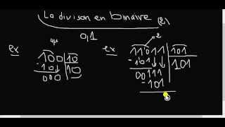 Comment calculer facilement la division en système binaire [upl. by Lucilia]