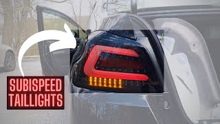 Installing Subispeed Tailights  TR Style Taillights [upl. by Koenraad803]