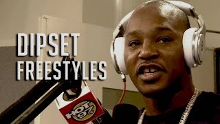 DIPSET REUNITES amp FREESTYLES ON FLEX 2015 [upl. by Sterner]