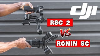 DJI RSC 2 and DJI Ronin SC Comparison [upl. by Eintruok]