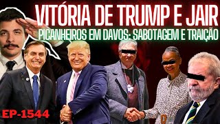 Vitória de TRUMP e Volta de Bolsonaro  Turma do LULA em DAVOS Crédito de Carbono e Vassalagem [upl. by Janka]