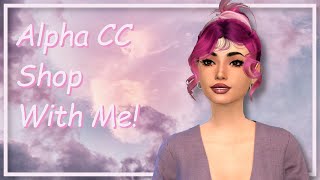 Come CC Shopping With Me Alpha CC  CC Showcase Sims 4 [upl. by Baal879]