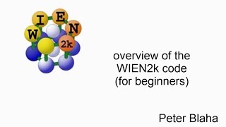 WIEN2k workshop  initialization scfcycle electron density DOS and band structure [upl. by Tarrsus334]