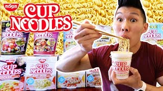 Cup Noodles Instant Ramen Flavors Ranked Best to Worst  Life After College Ep 592 [upl. by Gombach]