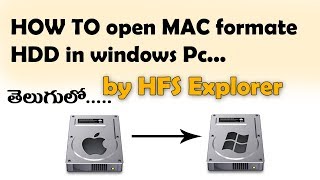 How to open Mac hard drive in windows 10 [upl. by Coh492]