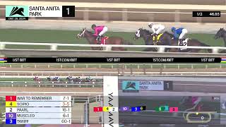 Scipio wins Race 1 on Saturday December 28 at Santa Anita Park [upl. by Gretta62]