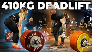 POWERLIFTING MOTIVATION  410KG DEADLIFT  John Haack amp Jess Buettner [upl. by Colas]