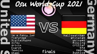 Osu World Cup 2021 United States VS Germany Finals winner bracket [upl. by Jeno]