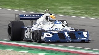 Historic Minardi Day 2018  Tyrrell P34 Zonda Revolucion Ferrari 126 C4 M Mercedes F1 W04 amp More [upl. by Sacul668]