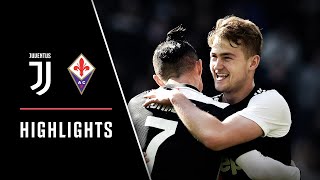 HIGHLIGHTS Juventus vs Fiorentina  30  CR7 brace amp de Ligts first home goal 💡 [upl. by Trilly]