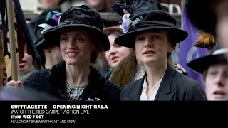 Suffragette Live from the BFI London Film Festival  BFI [upl. by Kennan882]