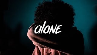 SadBoyProlific  Alone Lyrics  Lyric Video feat Ivri [upl. by Nairrod]