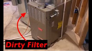 Bryant furnace Blowing COLD Air  90 Second Air Flow Filter Test [upl. by Salina]