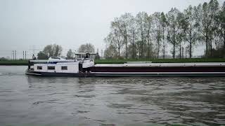 Binnenvaartschip Mutatio Amsterdam Rijnkanaal [upl. by Elacim]