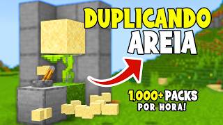 BUG DUPLICADOR DE AREIA  SUPER FÁCIL NO MINECRAFT BEDROCK 121 [upl. by Towney]