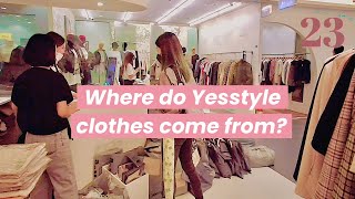 Inside Korea’s fashion wholesale market Dongdaemun 🦄 Home of Yesstyle Stylenanda Chuu clothes [upl. by Ttebroc]