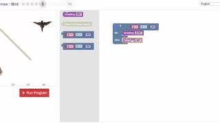 Blockly Games  bird  Level 5 [upl. by Eiclud795]