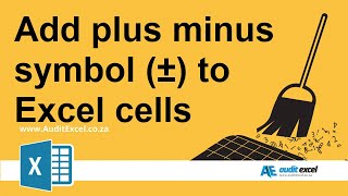 Plus Minus Symbol in Excel ± [upl. by Judenberg]
