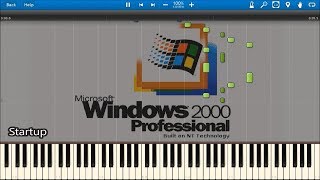 WINDOWS 2000 SOUNDS IN SYNTHESIA [upl. by Wennerholn]