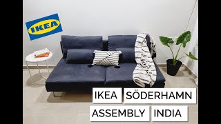 IKEA Soderhamn Sofa India Quick SelfAssembly Instruction Guide Save Rs 3500 ikea2022 [upl. by Rozanne513]