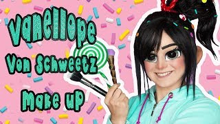 Wreck It Ralph Vanellope Von Schweetz Makeup Tutorial [upl. by Eelyah]